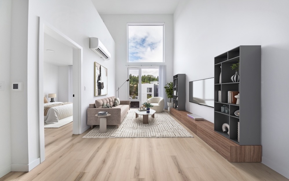 B10 - 2 bedroom floorplan layout with 1 bathroom and 898 square feet (Living Room)